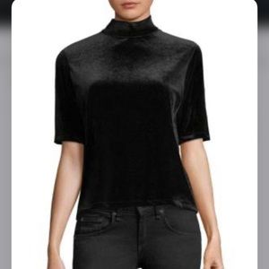 Black Thea Velvet Top by Rag & Bone